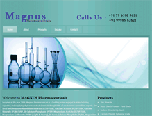 Tablet Screenshot of magnuspharmaceuticals.com